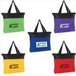 JH3351 Non-Woven Zippered Tote Bag with Custom Imprint